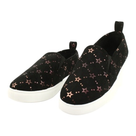 Evento Sport-Slipper aus Wildleder 21DZ26-3931 ['schwarz', 'gold'] schwarz 2