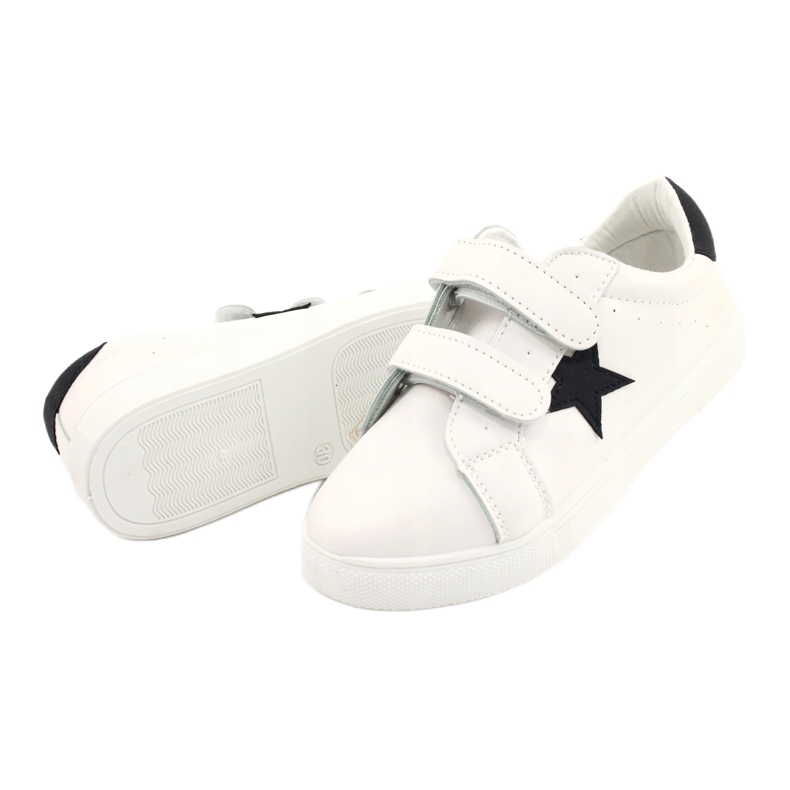 Evento Star News 21DZ26-3932 Klett-Sneaker, weiß 3
