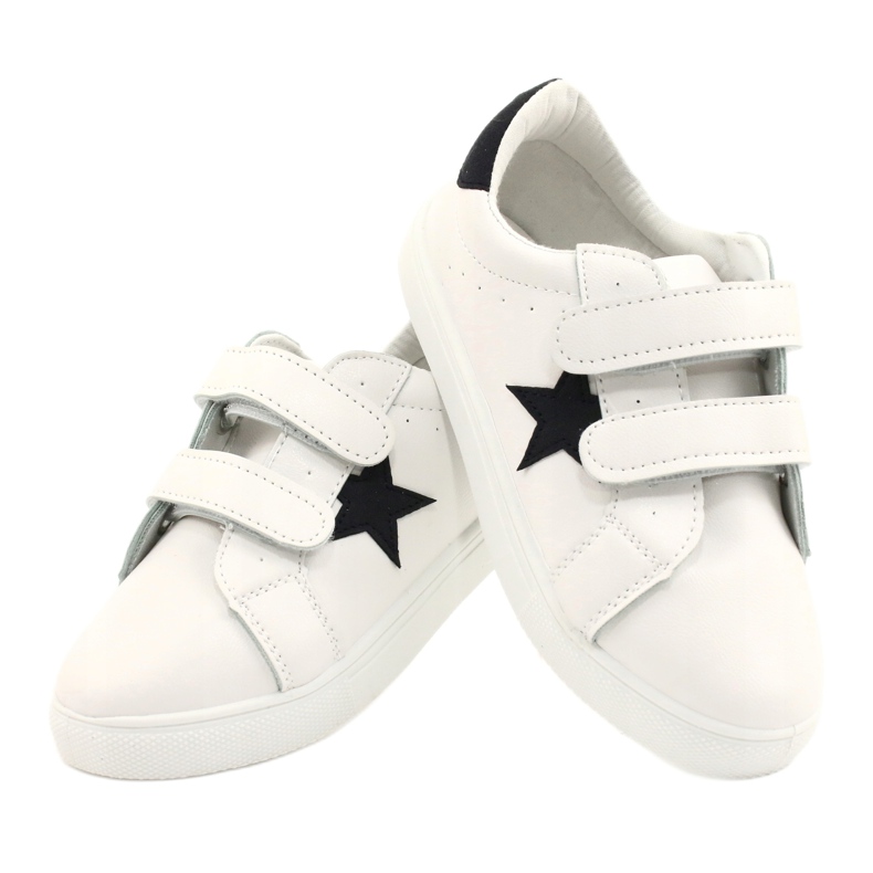 Evento Star News 21DZ26-3932 Klett-Sneaker, weiß 4