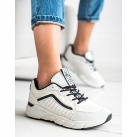 SHELOVET Klassische Turnschuhe weiß schwarz 1