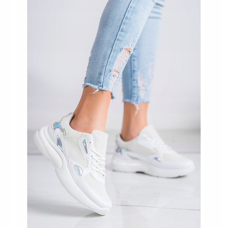 Creamberry'S Sneakers mit Holo-Einsätzen weiß mehrfarbig 2