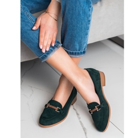 VINCEZA Loafer mit niedrigem Absatz grün 2