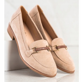 VINCEZA Loafer mit niedrigem Absatz beige 2