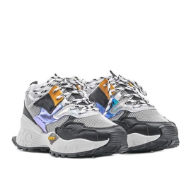 Schwarze Holly-Turnschuhe weiß 1