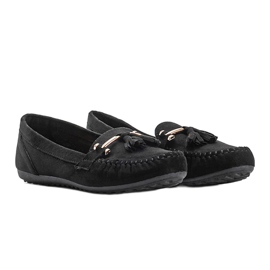Aubrey schwarze Wildleder-Loafer 1