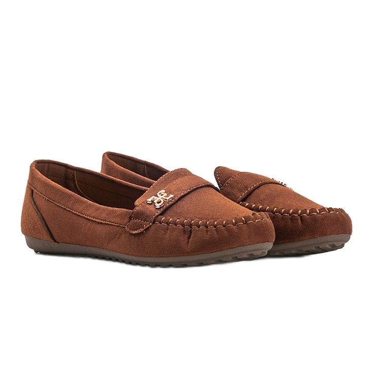 Maryam braune Wildleder-Loafer 1