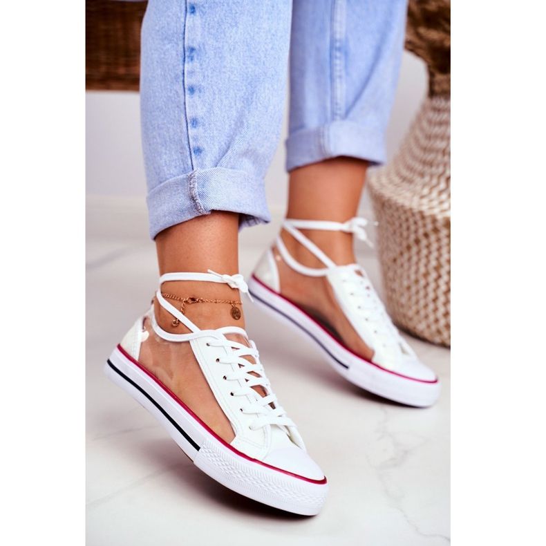 PS1 Damen Sneaker Weiß Transparent Elements Grace farblos 1