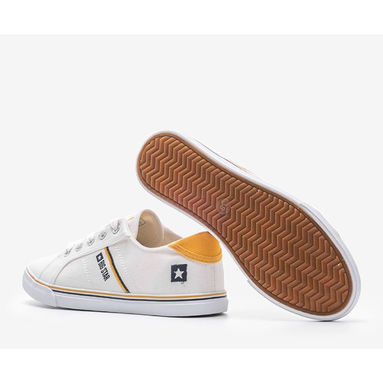 Big Star klassische weiße Celia Sneakers 1