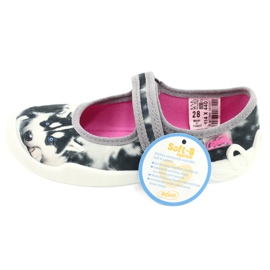 Befado Kinderruhschuhe 114x440 farbenfroh mit Hundeanwendung weiß 6