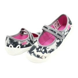 Befado Kinderruhschuhe 114x440 farbenfroh mit Hundeanwendung weiß 4