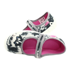 Befado Kinderruhschuhe 114x440 farbenfroh mit Hundeanwendung weiß 5