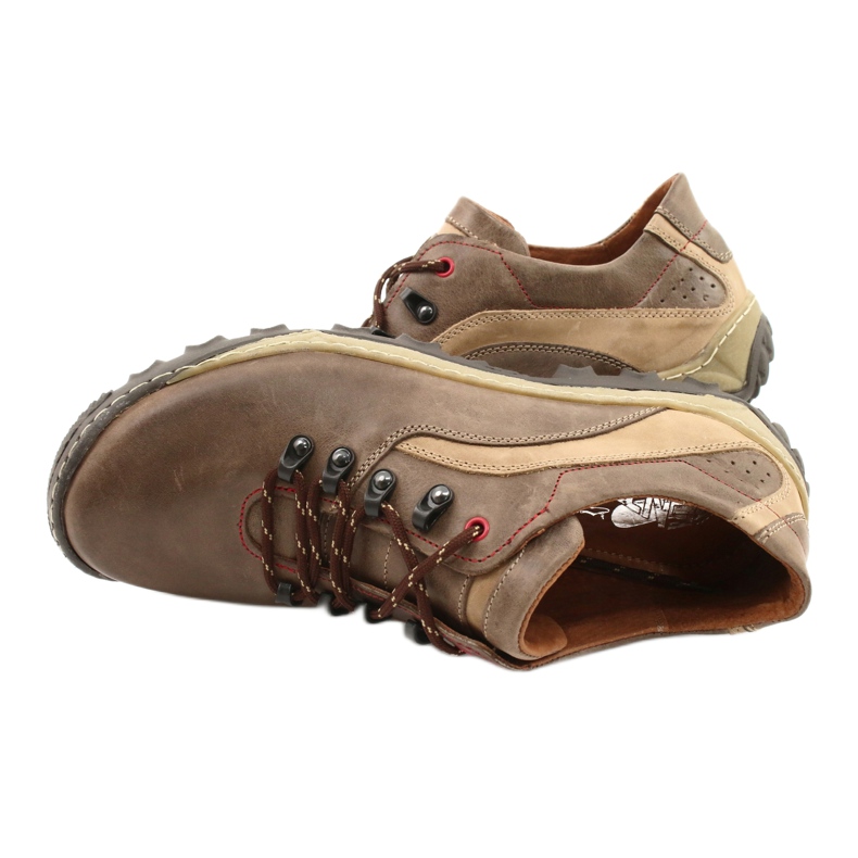 KENT Herren Wanderschuhe 268K braun beige 3