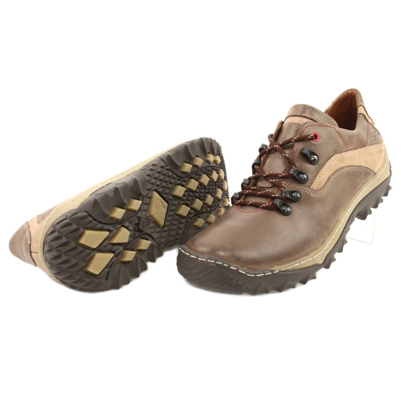 KENT Herren Wanderschuhe 268K braun beige 2