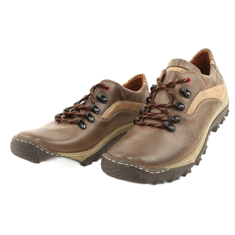 KENT Herren Wanderschuhe 268K braun beige 1