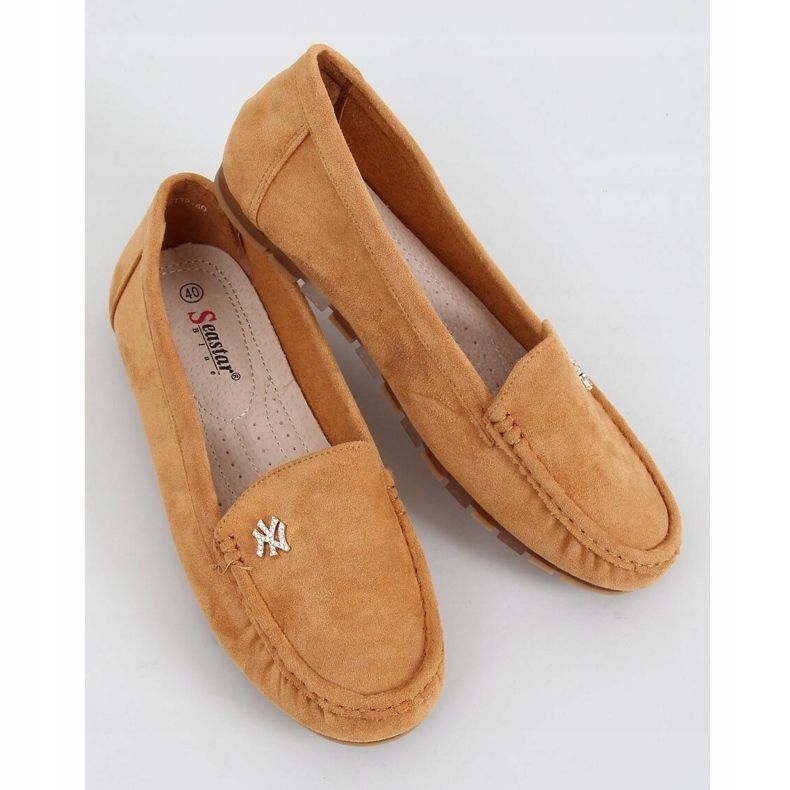Camel GS13P Tan Damen Slipper braun 1