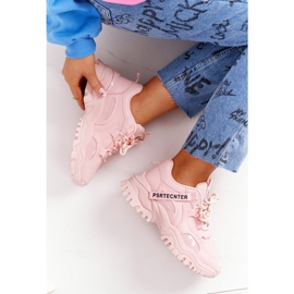 EVE Damen-Turnschuhe auf einer massiven Sohle Pink Laugh rosa 1