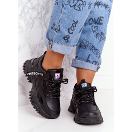 EVE Sneakers für Damen auf einer massiven schwarzen Lachsohle 1