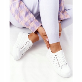 PS1 Damen-Sneaker mit weiß-silberner Fondness-Steppung silber- 1