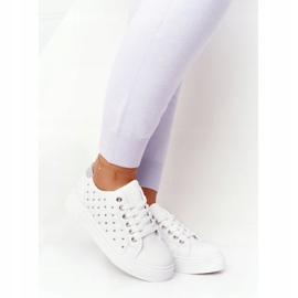 PS1 Damen-Sneaker mit weiß-silberner Fondness-Steppung 2