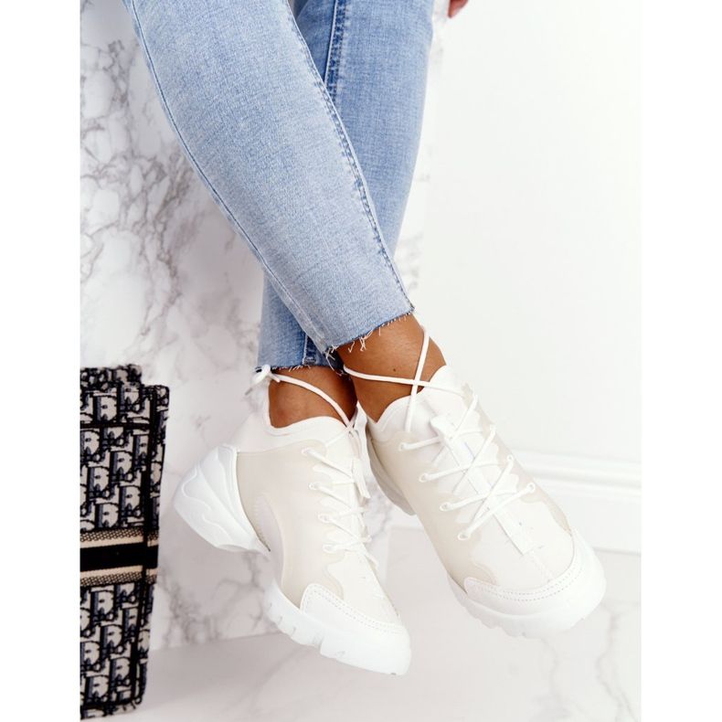 Damen Sportschuhe Sneakers Weiß Born This Way 1