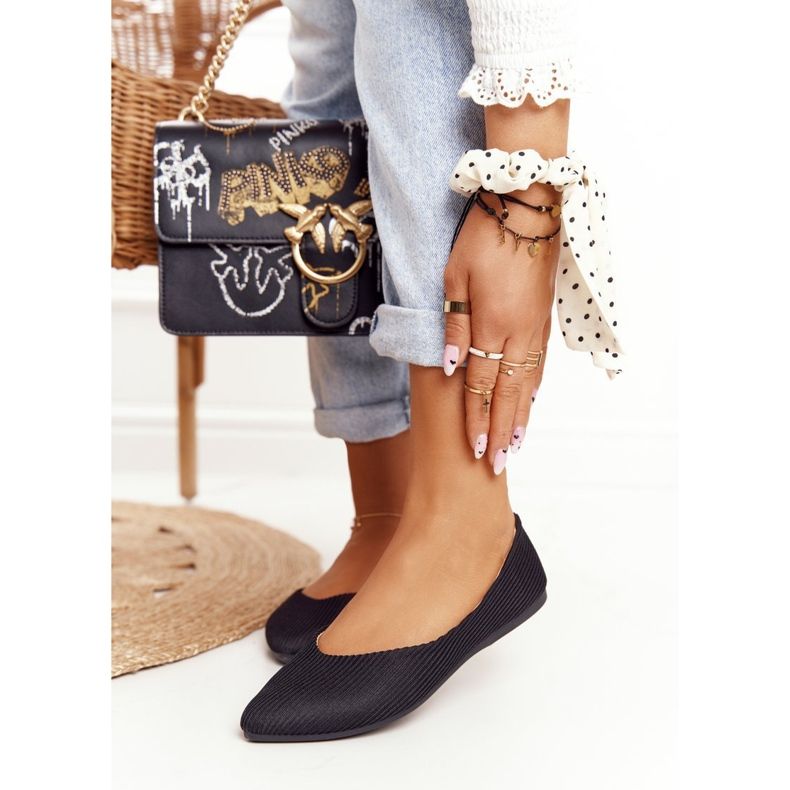 Zarte Ballerina In Spitz Vinceza 2187 Schwarz 1