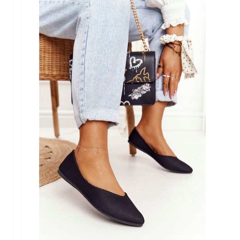 Zarte Ballerina In Spitz Vinceza 2187 Schwarz 2