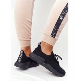 Damen Sportschuhe Slip-on Big Star DD274579 Schwarz 1