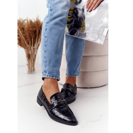 S.Barski Elegante Damen Mokassins von S. Bararski Black schwarz 1