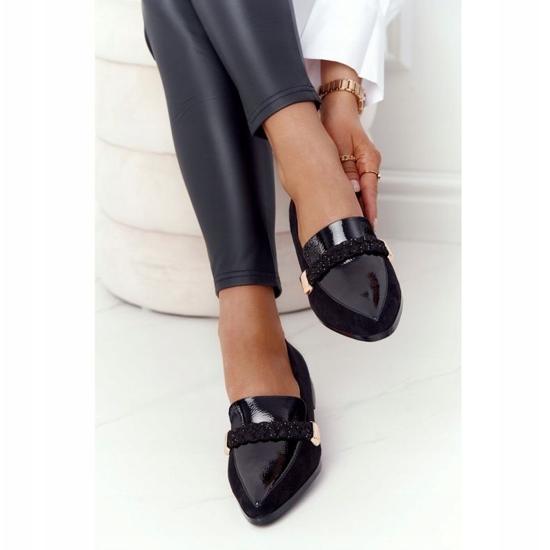 S.Barski Elegante Mokassins S. Barski Premium Wildleder Schwarz 2