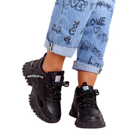 Evento Sport-Damen-Sneaker News 21SP26-3925 schwarz 1