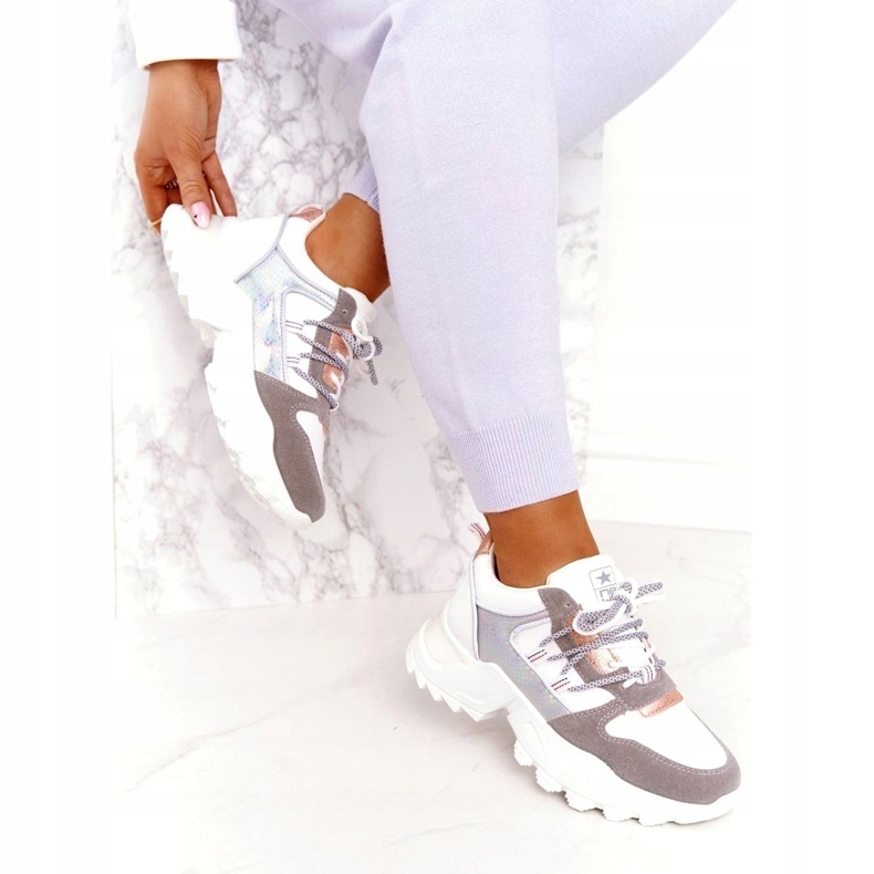 News Frauen Sportschuhe Sneaker 21SP26-3973 Weiß 2