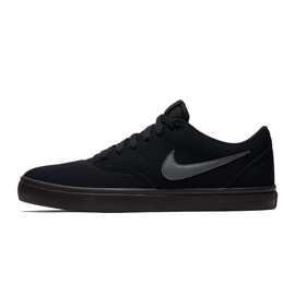 Nike Sb Check Solar Cnvs schwarz 843896 002 Herrenschuhe grau 1