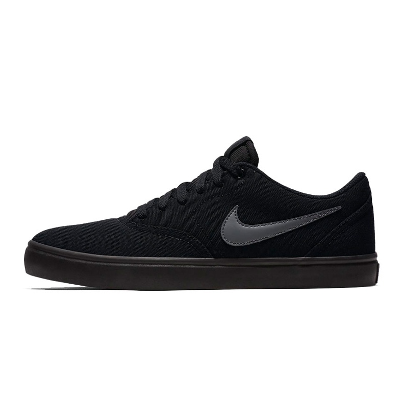 Nike Sb Check Solar Cnvs schwarz 843896 002 Herrenschuhe grau 1