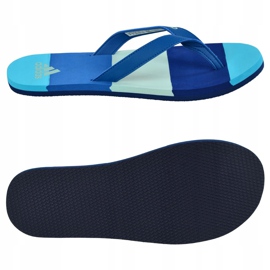 Adidas Eezay Striped BA8808 Hausschuhe marineblau blau 1