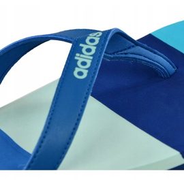 Adidas Eezay Striped BA8808 Hausschuhe marineblau blau 3