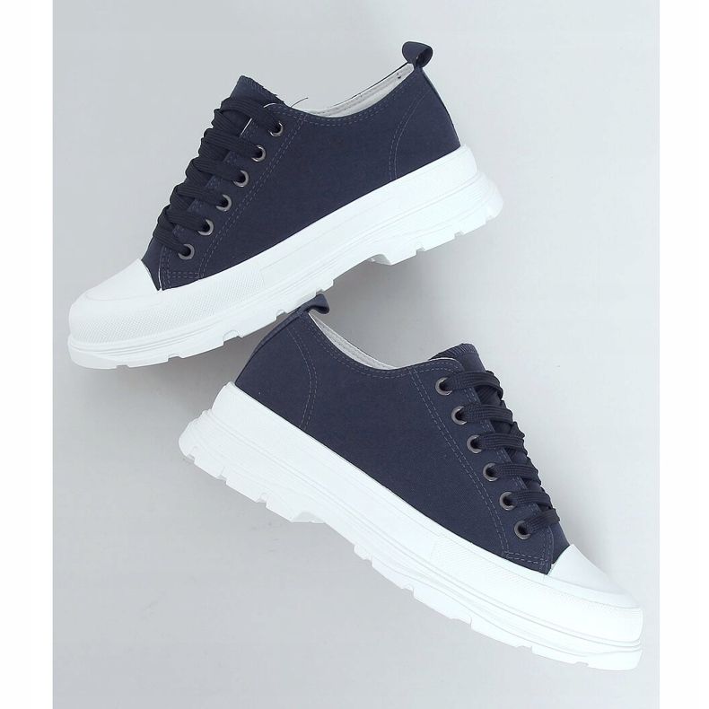 Marineblaue Damen-Sneakers LA122 Navy navy blau 1