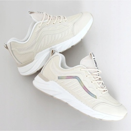Beige Sportschuhe für Damen J143 Beige 1