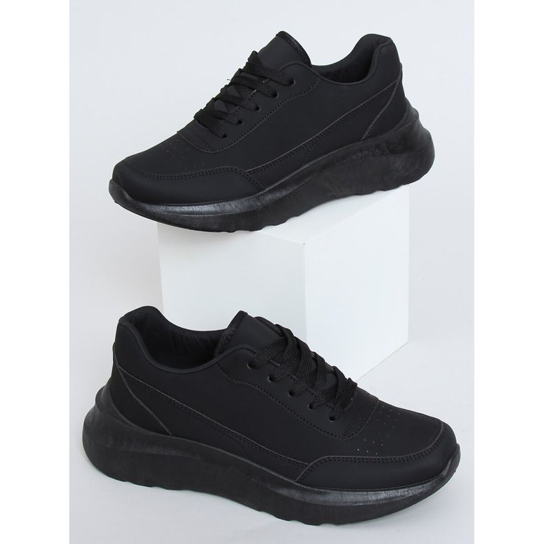 Schwarze Damen Sportschuhe LA131 Schwarz 1