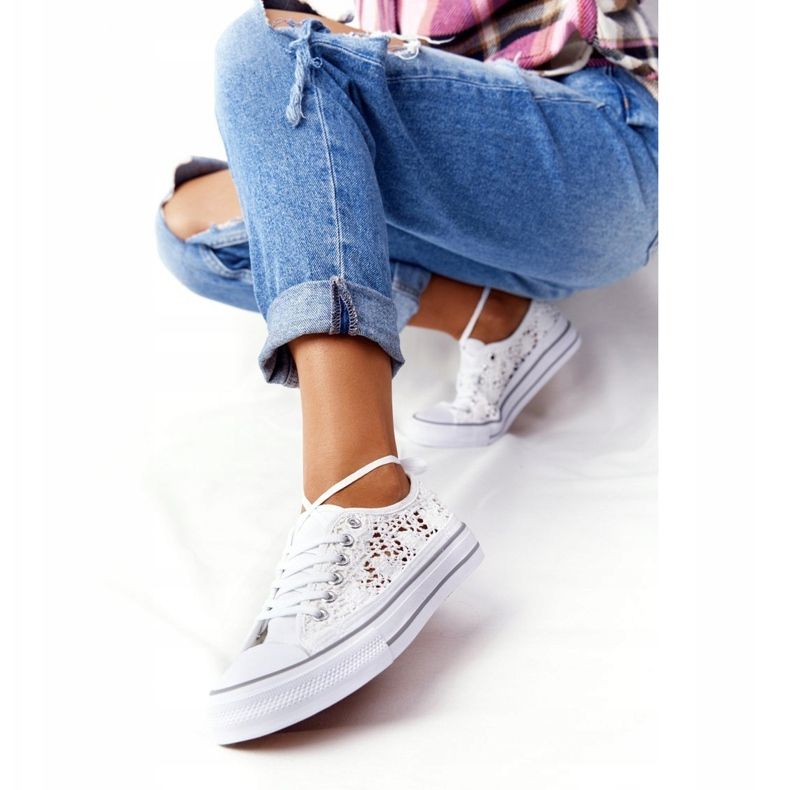 FB2 Weiße Candice Sneakers für Damen 1