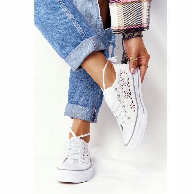 FB2 Weiße Candice Sneakers für Damen 2