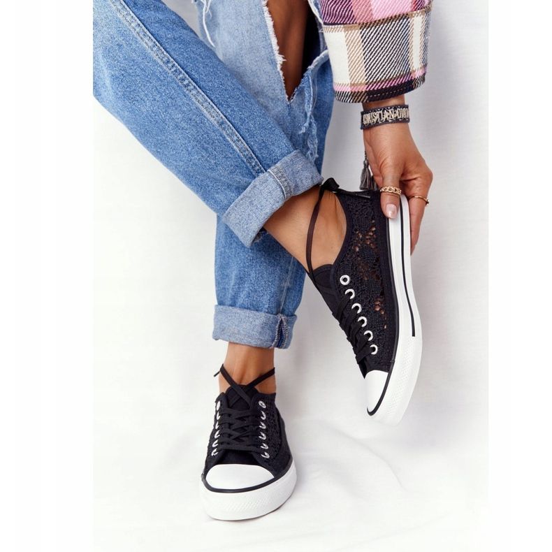 FB2 Schwarze Candice Sneakers für Damen 1