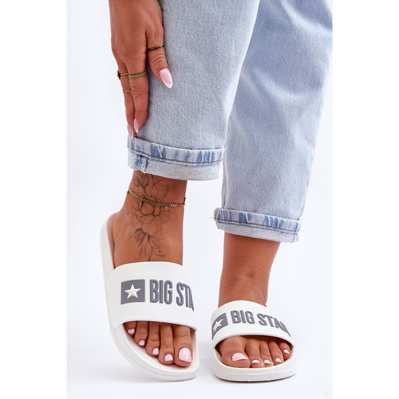 Damen Hausschuhe Big Star FF274A199 Weiß 1