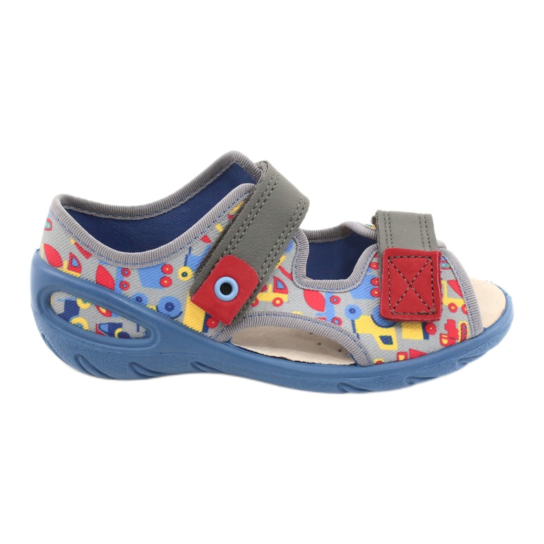 Befado Kinderschuhe PU 065X162 grau mehrfarbig 1