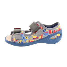 Befado Kinderschuhe PU 065X162 grau mehrfarbig 2
