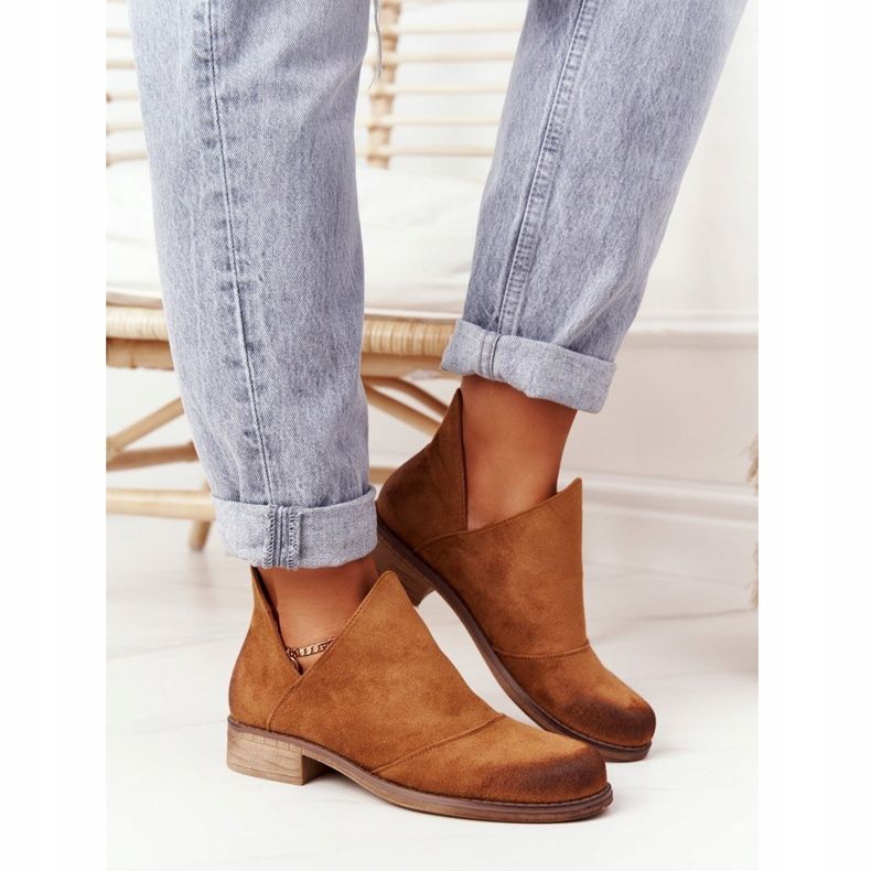 PS1 Damenstiefel mit Cut-Outs von Camel Hillary braun 1