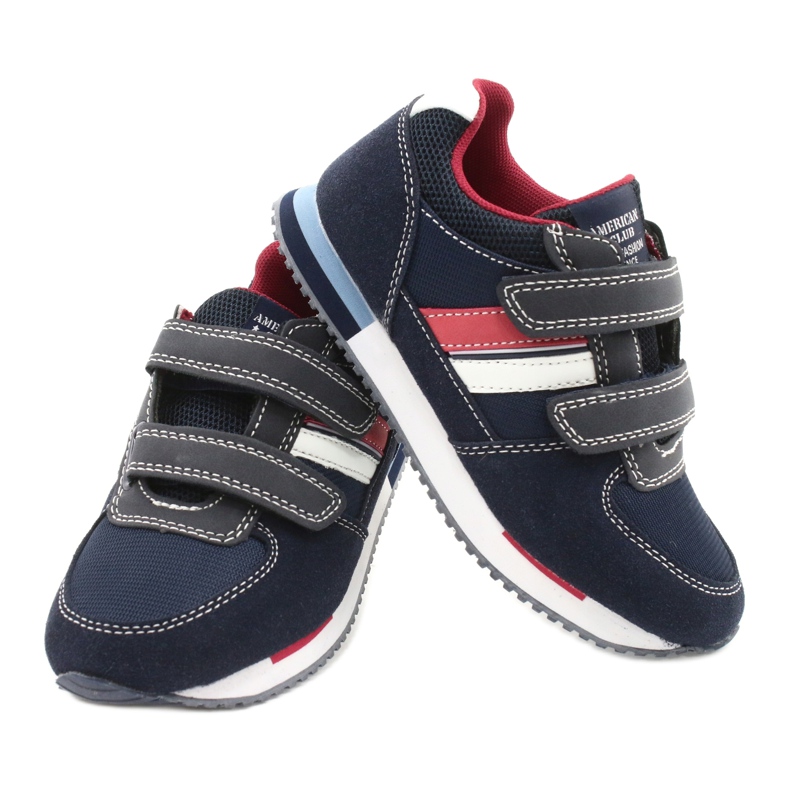 American Club Dunkelblaue Kinderschuhe RH24 4