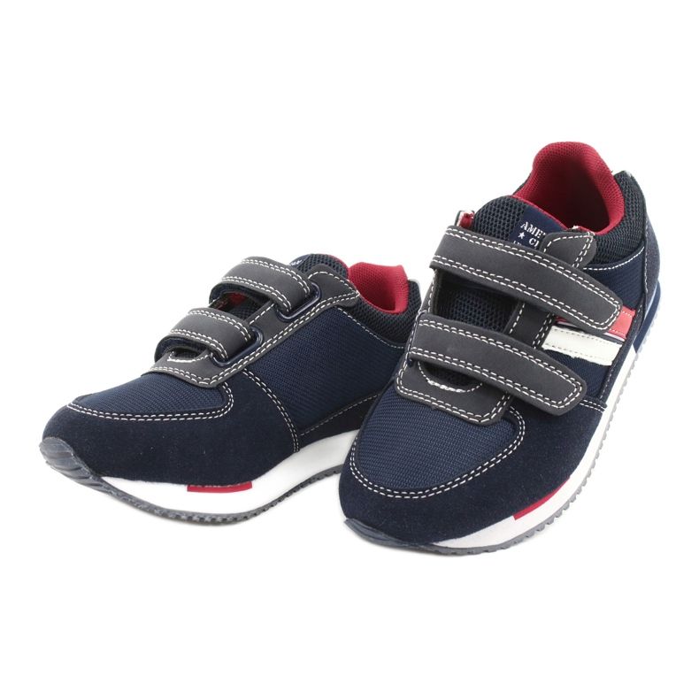 American Club Dunkelblaue Kinderschuhe RH24 2