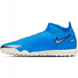 Nike Phantom Gt Club Df Tf M CW6670 400 Fußballschuh blau blau 1