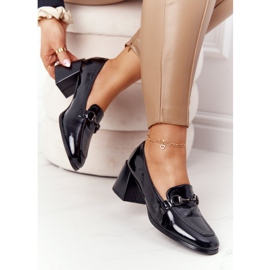 Elegante Pumps auf High Heels S.Barski Premium Black schwarz 1