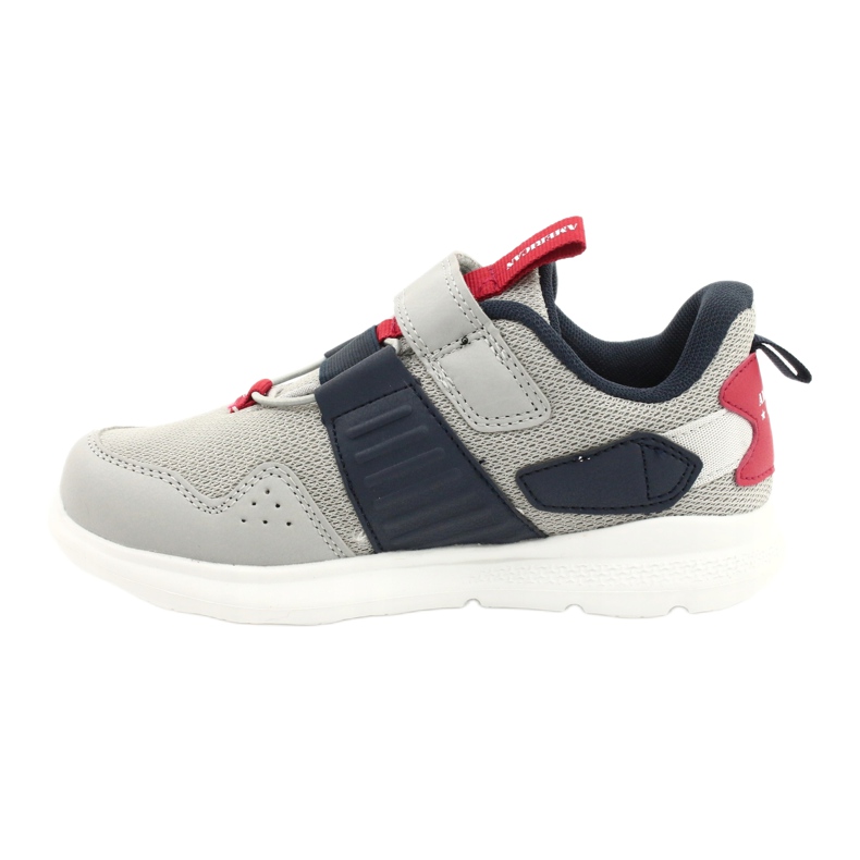 American Club AA06 Sportschuhe mit Ledersohle grau 1